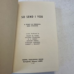 So Send I You Gospel Publishing House 1965 Missionary Manual AG Hardcover