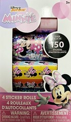 Disney Minnie Mouse Coloring & Activity Books SET OF 4 Crayons & 150+ Stickers!