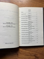 Science of Breath – Yogi Ramacharaka (1905 Yogi Publication Society) – Pristine