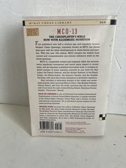 Modern Chess Openings by Nick Defirmian 1990 Trade Paperback 13th Edition