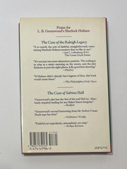 1ST ED HCDJ | SHERLOCK HOLMES and the Thistle of Scotland by LB Greenwood