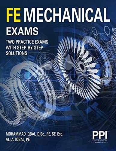 PPI FE Mechanical Exams―Two Full – Paperback, by Iqbal DSc PE – Very Good