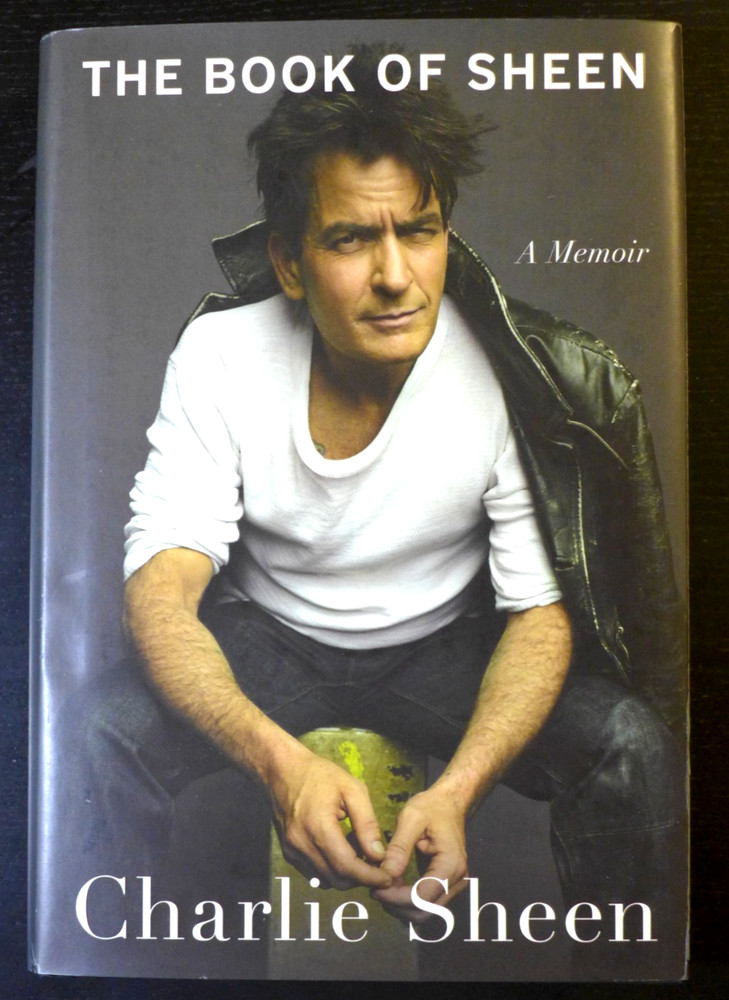 CHARLIE SHEEN – AUTOGRAPHED „THE BOOK OF SHEEN” NEW SIGNED BOOK A MEMOIR 2025