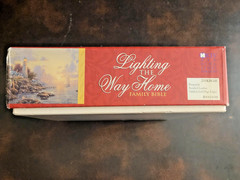 Large 11.5″ Holy Bible NKJV Thomas Kinkade Lighting the Way Home Bonded Leather