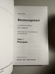 Like New, Metamanagement By F Kofman In Spanish, 2001 Highly Regarded Granica
