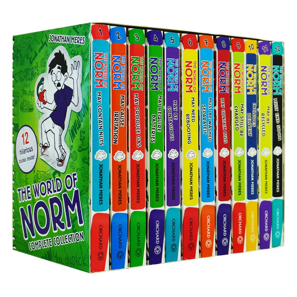 The World of Norm Collection 12 Books Box Set by Jonathan Meres – Ages 6-11 – PB