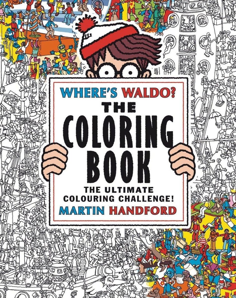 Where’s Waldo? The Coloring Book – paperback Handford, Martin