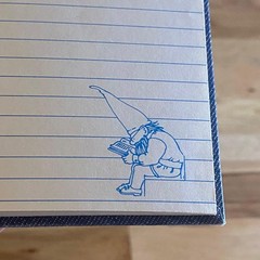 Vintage Gnome Gnotebook Hard Bound Book With Lined Pages Journal Avenel Books