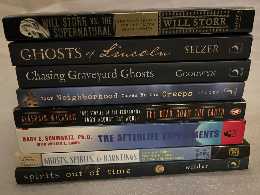 Lot of 8 Books Paranormal Ghosts Unexplained Occult Phenomena Hauntings Spirits