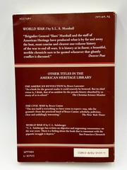 World War I by S.L.A. Marshall (1987) American Heritage Library Paperback Book