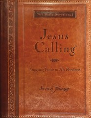 Jesus Calling, Large Text Brown Leathersoft, with Full Scriptures: Enjoying …