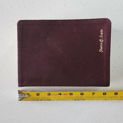 Holy Bible King James Version Burgundy Leather Book with Thumb Indexes LDS