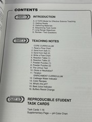 Tops Learning Systems Cohesion/AdhessionTask Cards Grades 7-12 W/ Analysis