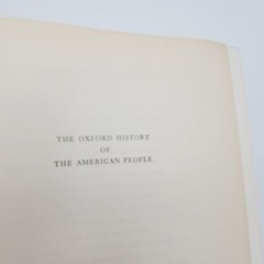 The Oxford History of the American People by Samuel Eliot Morison 1965