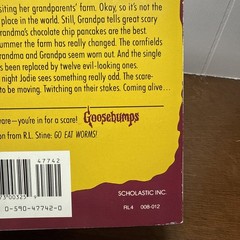 Goosebumps Scarecrow Walks At Midnight TRUE 1st Print Bookmark R.L. Stine #20