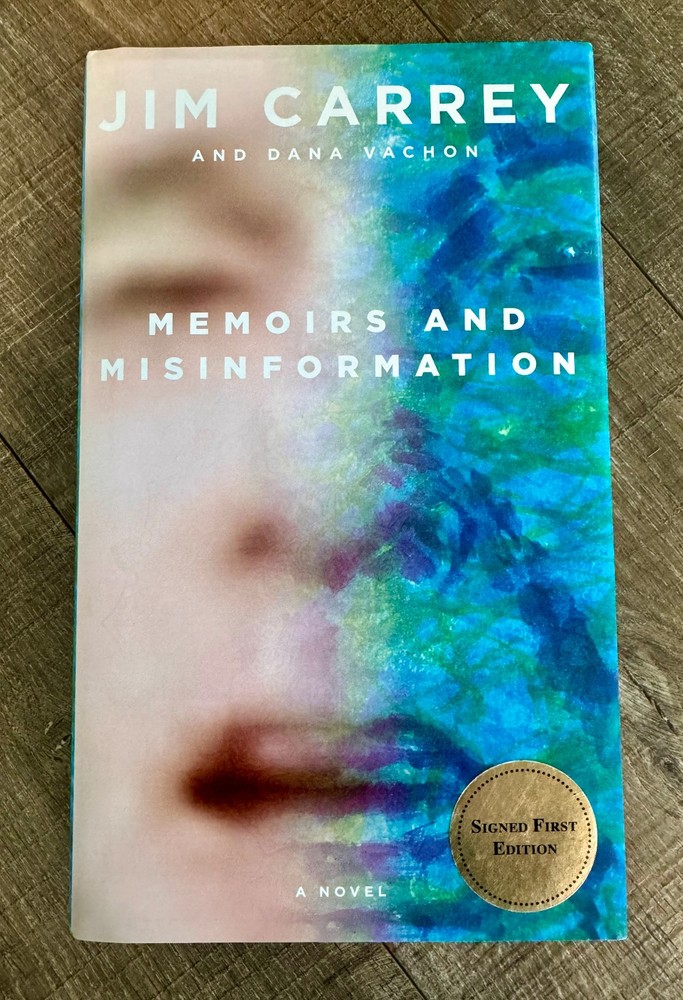 SIGNED Memoirs & Misinformation — Jim Carrey & Dana Vachon 1st ed Knopf 2020 NEW