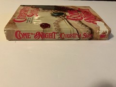 COME THE NIGHT CHRISTINA SKYE HARDCOVER HC HTF DJ DELL 1994 STAMPED SIGNED