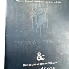 Rise of Tiamat by Wizards RPG Team (2014, Hardcover) – Dungeons and Dragons 5e