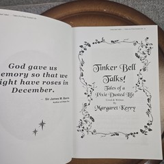 Tinker Bell Talks! Tales of a Pixie Dusted Life by Margaret Kerry Book EUC