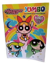 THE POWERPUFF GIRLS JUMBO COLORING AND ACTIVITY BOOK BY BENDON NEW! FREE SHIP!