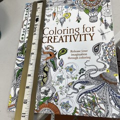 Adult Coloring for Creativity Book 288 Pages New Copyright 2015