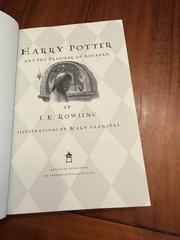 Harry Potter Ser.: Harry Potter and the Prisoner of Azkaban by J. K. Rowling…