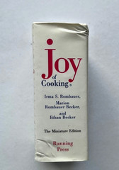 Joy of Cooking. Irma S. Rombauer, etc. 1997: 1st ed. Mini Bk. VG 2.75″x3.25″ HC