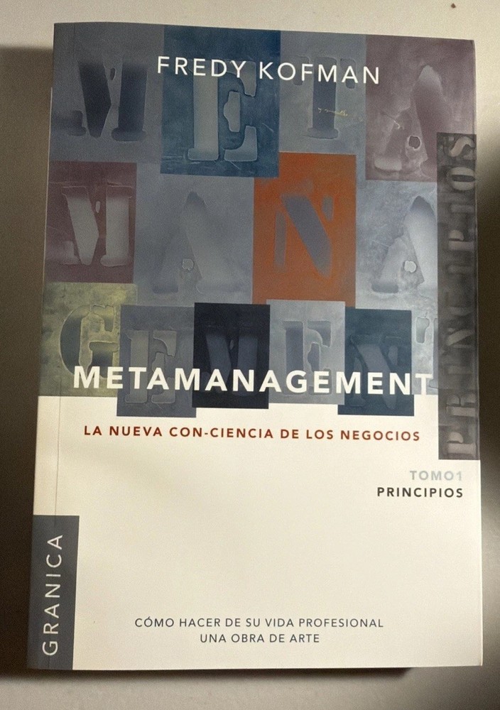 Like New, Metamanagement By F Kofman In Spanish, 2001 Highly Regarded Granica