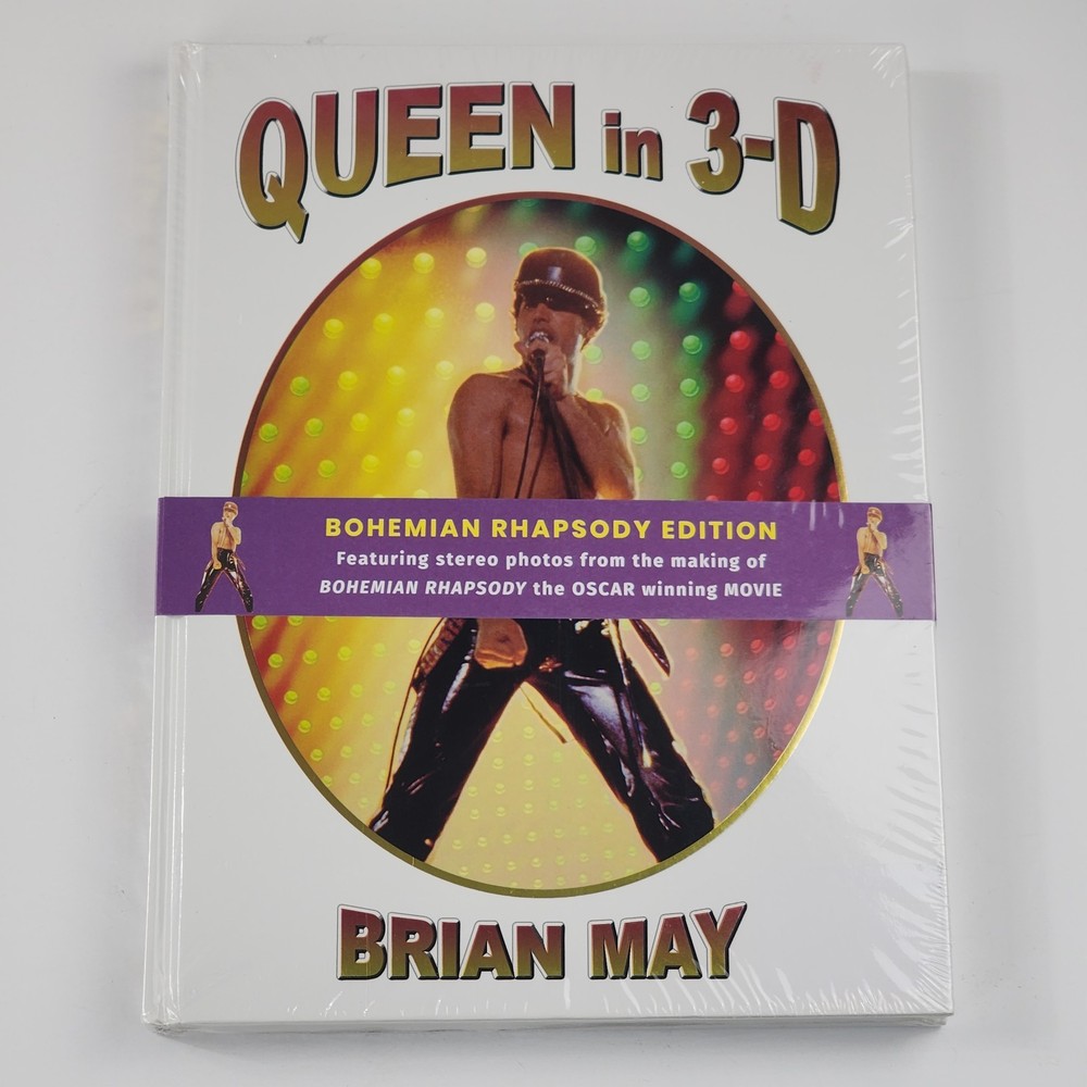 Queen in 3-D: Bohemian Rhapsody Edition by Brian May Band History Photo Book New