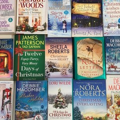 Christmas Novels 10 Book Lot Random Mix HCDJ TPB Holiday Fiction Assorted Titles