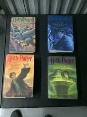 Set of 4 Harry Potter Hardcover Books 1st Edition See Pics # 3 #5 #6 #7