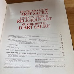 Quatro Seculos de Arte Sacra Brazil Sacred Art Book Trilingual Bloch 1990