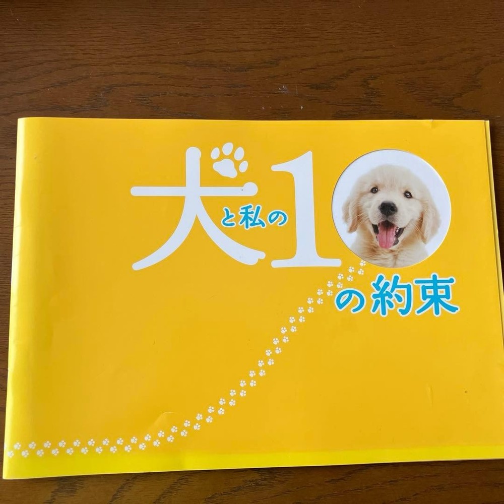Dog and I 10 Promises Official Movie Pamphlet with Photos & Messages