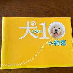 Dog and I 10 Promises Official Movie Pamphlet with Photos & Messages