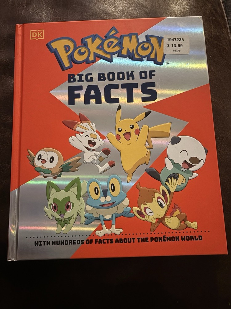 DK Pokémon Big Book of Facts by Simon Beecroft 2025 Hardcover Illustrated Guide