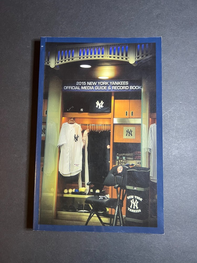 2015 New York Yankees Official Media Guide & Record Trade Paperback Book