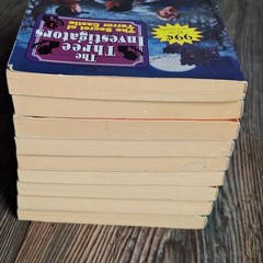 Vintage 1990s The 3 Investigators Book Bundle Lot Of 9 Mystery Detective Series
