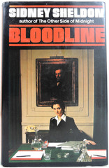 *SIGNED* 1st UK edition 1978 SYDNEY SHELDON 4th book BLOODLINE 367 pages UNREAD
