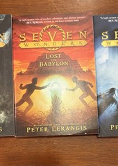 Peter Lerangis Seven Wonders Series Lot of 5 PB Juvenile Fiction Ages 9-12