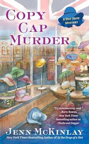 Copy Cap Murder (A Hat Shop Mystery) – Paperback, by McKinlay Jenn – Very Good