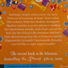 Meg Cabot The Princess Diaries: Take Two Paperback (Inscribed), Ages 9-12