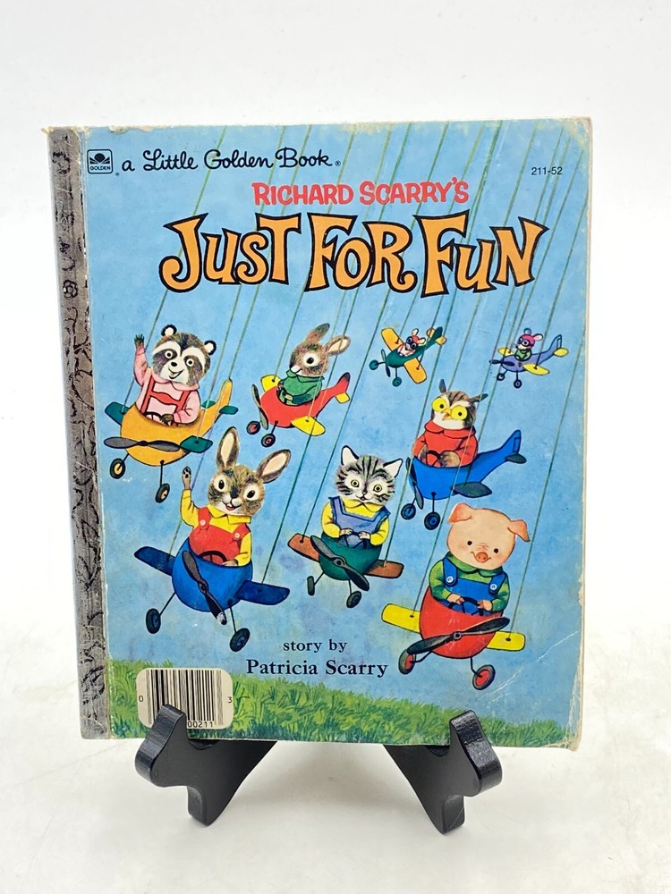 Little Golden Book Ser Richard Scarry’s Just for Fun by Patricia Scarry 1960
