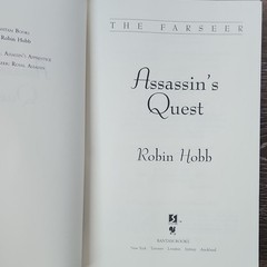 Assassin’s Quest by Robin Hobb 1997 Hardcover w/ DJ 1st First Edition Farseer