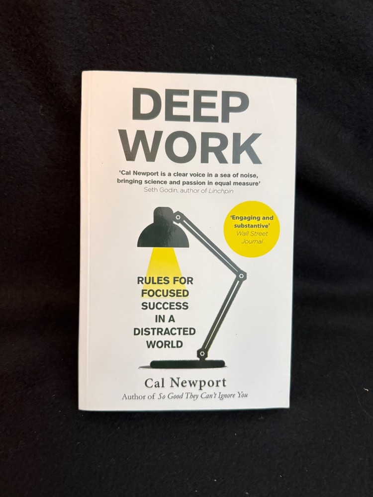 Deep Work English Book By Cal Newport Rules for Focused Success In A Distracted*