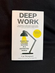 Deep Work English Book By Cal Newport Rules for Focused Success In A Distracted*