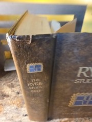 The Ryrie Study Bible King James Version 1978 Hardcover Colored Maps Red Letter