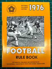 Vintage 1976 National Alliance Football Rule Book NFHS High School Softcover