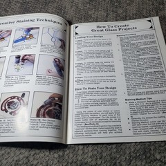 Country Patterns Great Glass Stained Glass Craft DIY Instructions Carol Smith