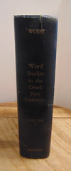 Word Studies in Greek New Testament Vol. 1 by Kenneth S. Wuest 1975 HC Eerdmans