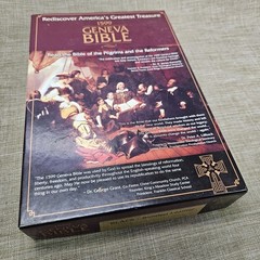 1599 Geneva Bible Black Bonded Leather New Unused w/ CD Tolle Lege Press Boxed